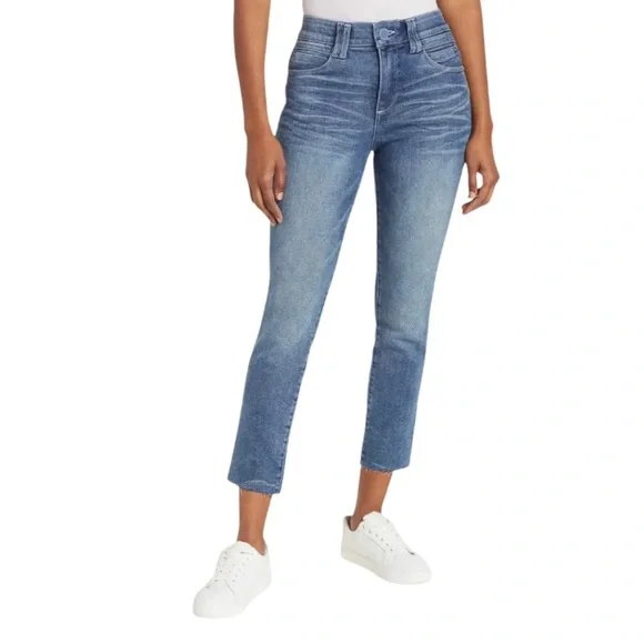 DEMOCRACY AB Technology High Rise Raw hems Women's Jeans-Sizes 8 & 10 - Picture 1 of 11